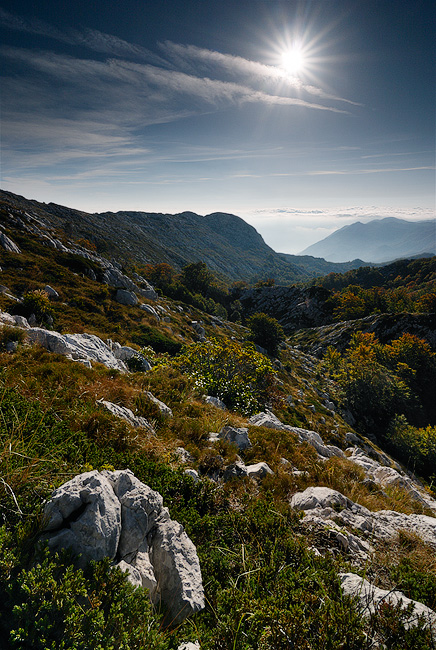  Fotografie Podzimní hory, Chorvatsko