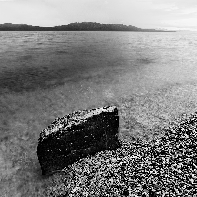  Fotografie Chorvatsko, Podvečer v Drveniku - Fotografie podvečerní krajiny u Jaderského moře na Makarské riviéře.
