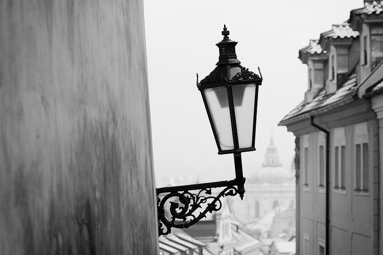  Fotografie Pražská lampa
