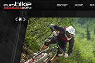 fotografie Grafický návrh cyklistického webu Eurobike Praha. 