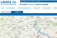 fotografie Grafika pro web Labsko-vltavského dopravního informačního systému. 
