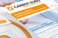 fotografie Grafické materiály pro firmu Carrot Euro. 