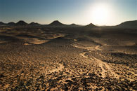 fotografie Černá poušť, Egypt