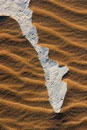 fotografie Struktury v písku, Egypt 