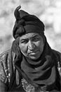 fotografie Jordánsko, žena z přírodní rezervace Dana 