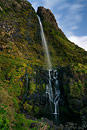 fotografie Vodopád u městečka Faja Grande na východní straně ostrova Flores - Portugalsko, Azorské ostrovy (Azory) 