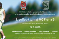 fotografie Grafika pozvánek, diplomů apd. pro Golfový turaj MČ Praha 5. 
