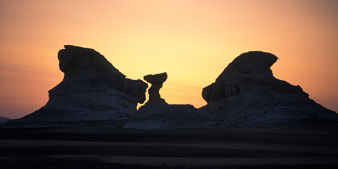  Fotografie Západ slunce v poušti, Egypt
