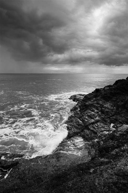  Fotografie Kanárské ostrovy, Skalnaté pobřeží La Gomery