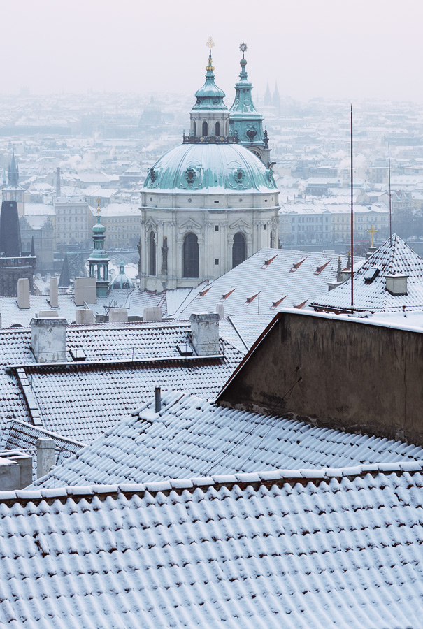  Fotografie Kostel svatého Mikuláše v zimě