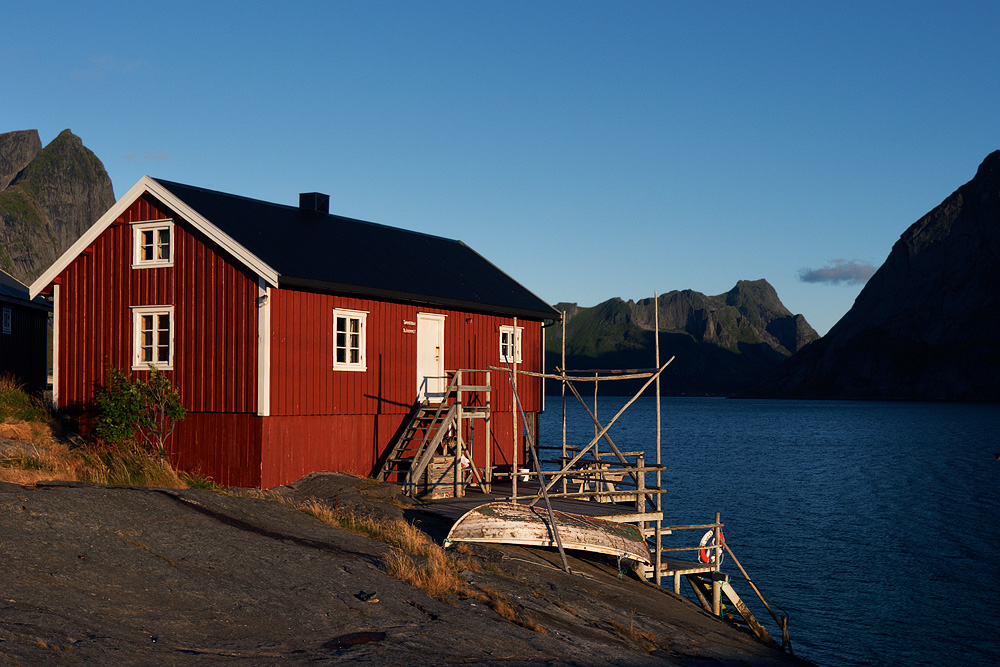  Fotografie Norský domek, Lofoty