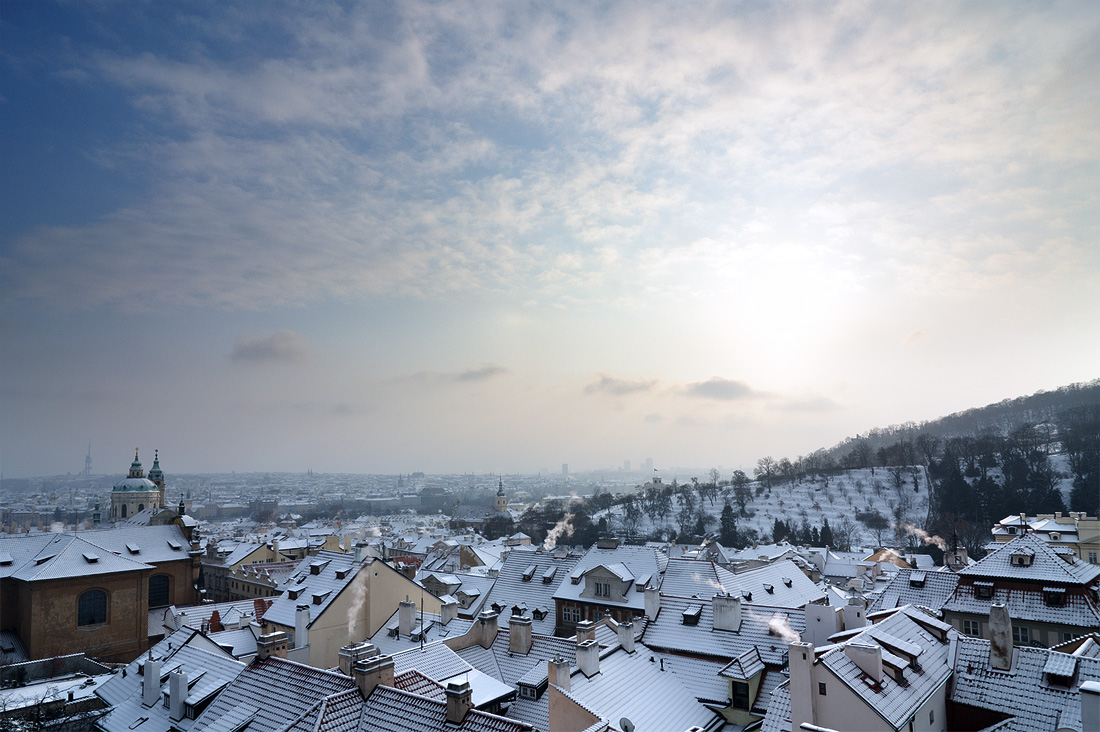  Fotografie Zima v Praze