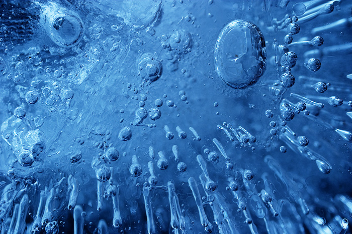  Fotografie Zimní obrázek - Obrázek tajícího ledu.