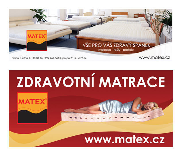 Grafika billboardů pro společnost Matex s.r.o.