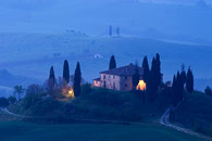 fotografie Večer v Toskánsku